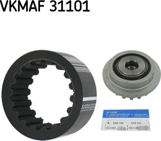 SKF VKMAF 31101 - Set-mufa ambreiaj flexibil parts5.com