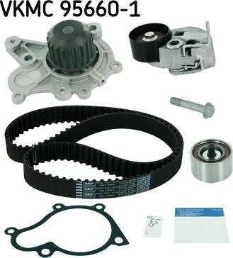 SKF VKMC 95660-1 - Pompe à eau + kit de courroie de distribution parts5.com