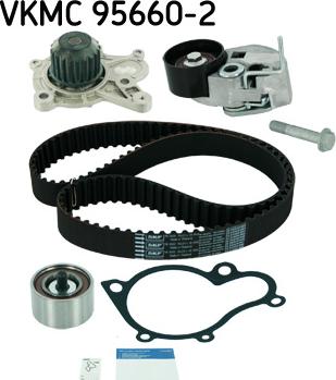 SKF VKMC 95660-2 - Pumpa za vodu + komplet zupčastog kaiša parts5.com