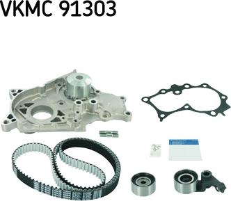 SKF VKMC 91303 - Pompa wodna + zestaw paska rozrządu parts5.com