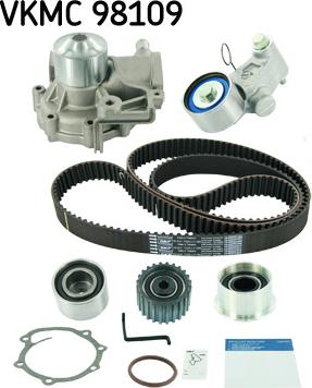 SKF VKMC 98109 - Vízpumpa + fogasszíj készlet parts5.com