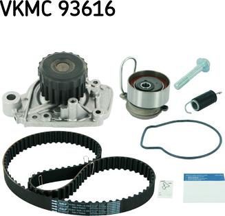 SKF VKMC 93616 - Vesipumppu + jakohihnasarja parts5.com