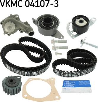 SKF VKMC 04107-3 - Set pompa apa + curea dintata parts5.com