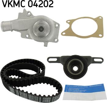 SKF VKMC 04202 - Vodní pumpa + sada ozubeného řemene parts5.com