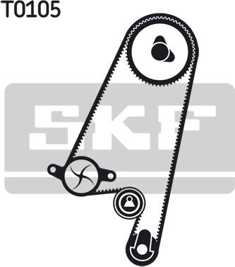 SKF VKMC 05402 - Set pompa apa + curea dintata parts5.com