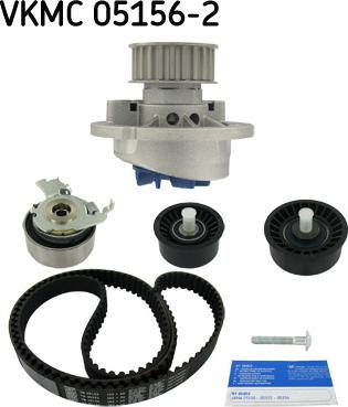 SKF VKMC 05156-2 - Vízpumpa + fogasszíj készlet parts5.com