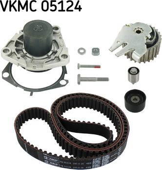 SKF VKMC 05124 - Водна помпа+ к-кт ангренажен ремък parts5.com