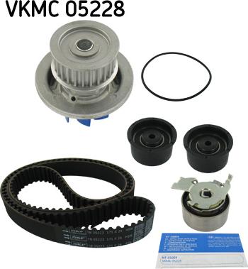 SKF VKMC 05228 - Vízpumpa + fogasszíj készlet parts5.com