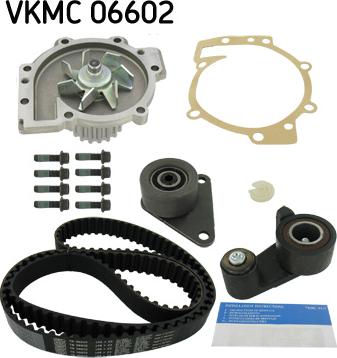 SKF VKMC 06602 - Set pompa apa + curea dintata parts5.com