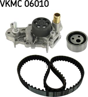 SKF VKMC 06010 - Pompa wodna + zestaw paska rozrządu parts5.com