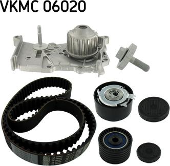 SKF VKMC 06020 - Vízpumpa + fogasszíj készlet parts5.com