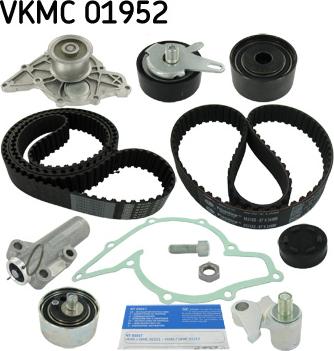 SKF VKMC 01952 - Pumpa za vodu + komplet zupčastog kaiša parts5.com