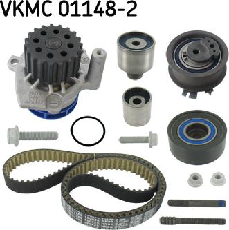 SKF VKMC 01148-2 - Pompe à eau + kit de courroie de distribution parts5.com