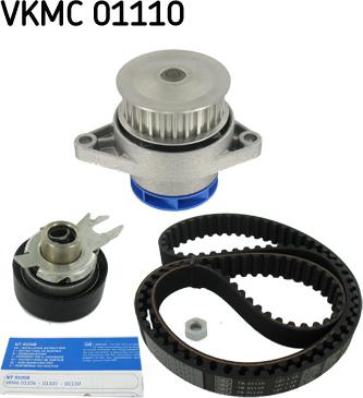 SKF VKMC 01110 - Vesipumppu + jakohihnasarja parts5.com