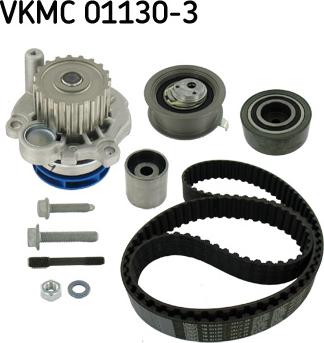 SKF VKMC 01130-3 - Vízpumpa + fogasszíj készlet parts5.com