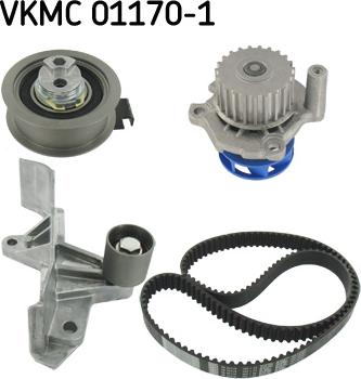 SKF VKMC 01170-1 - Vízpumpa + fogasszíj készlet parts5.com