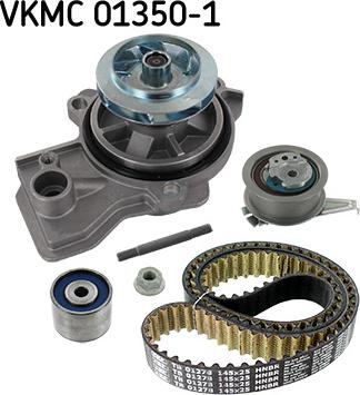 SKF VKMC 01350-1 - Pumpa za vodu + komplet zupčastog kaiša parts5.com