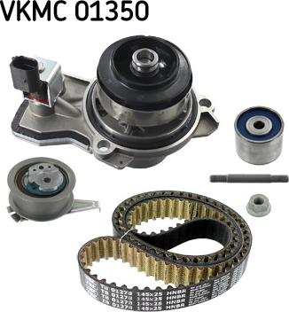 SKF VKMC 01350 - Su pompası + Triger kayışı seti parts5.com