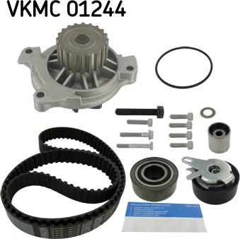 SKF VKMC 01244 - Veepump + hammasrihmakomplekt parts5.com