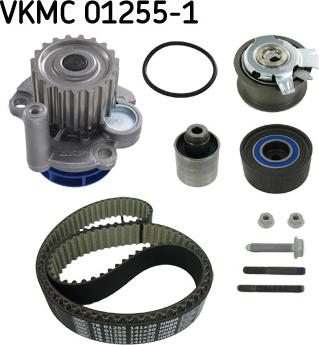 SKF VKMC 01255-1 - Pompe à eau + kit de courroie de distribution parts5.com