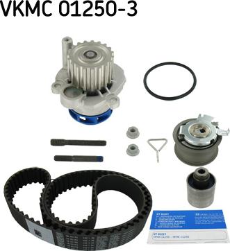 SKF VKMC 01250-3 - Pompa wodna + zestaw paska rozrządu parts5.com