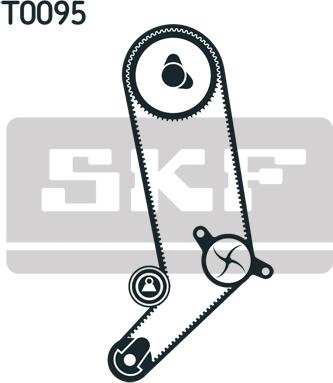 SKF VKMC 01253 - Pumpa za vodu + komplet zupčastog kaiša parts5.com