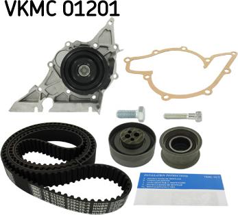 SKF VKMC 01201 - Pompe à eau + kit de courroie de distribution parts5.com