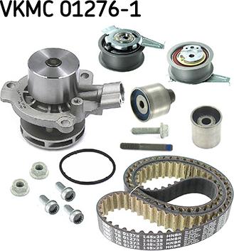 SKF VKMC 01276-1 - Pompe à eau + kit de courroie de distribution parts5.com