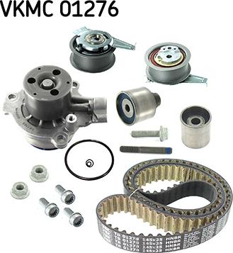 SKF VKMC 01276 - Pompa wodna + zestaw paska rozrządu parts5.com