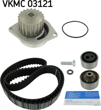 SKF VKMC 03121 - Pompe à eau + kit de courroie de distribution parts5.com