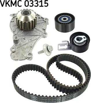 SKF VKMC 03315 - Su pompası + Triger kayışı seti parts5.com