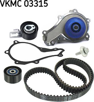 SKF VKMC 03315 - Vesipumppu + jakohihnasarja parts5.com