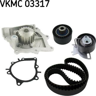 SKF VKMC 03317 - Water Pump & Timing Belt Set parts5.com