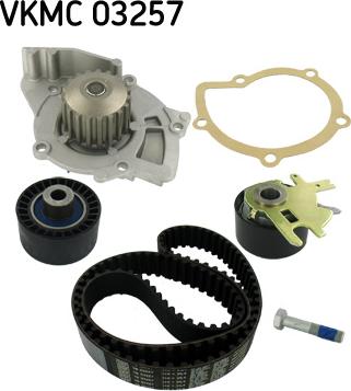 SKF VKMC 03257 - Vízpumpa + fogasszíj készlet parts5.com