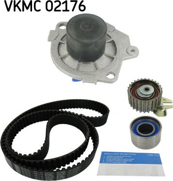 SKF VKMC 02176 - Водна помпа+ к-кт ангренажен ремък parts5.com