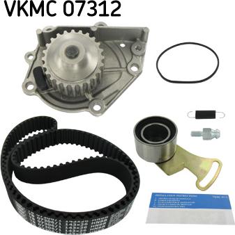 SKF VKMC 07312 - Bomba de agua + kit correa distribución parts5.com