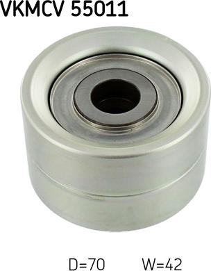 SKF VKMCV 55011 - Poulie renvoi / transmission, courroie trapézoïdale à nervures parts5.com