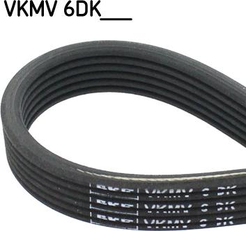 SKF VKMV 6DK1195 - Curea transmisie cu caneluri parts5.com