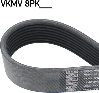 SKF VKMV 8PK1390 - Moniurahihna parts5.com