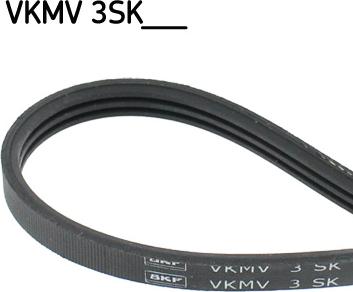 SKF VKMV 3SK842 - Curea transmisie cu caneluri parts5.com