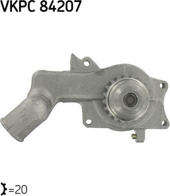 SKF VKPC 84207 - Pompa apa parts5.com