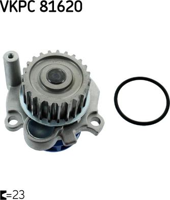 SKF VKPC 81620 - Αντλία νερού parts5.com