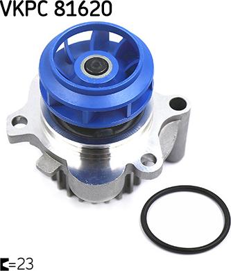 SKF VKPC 81620 - Αντλία νερού parts5.com