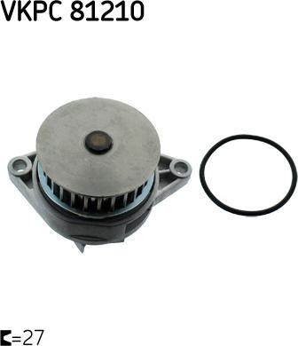 SKF VKPC 81210 - Pompe à eau parts5.com