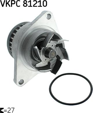 SKF VKPC 81210 - Pompe à eau parts5.com