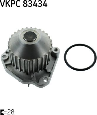 SKF VKPC 83434 - Pompa apa parts5.com