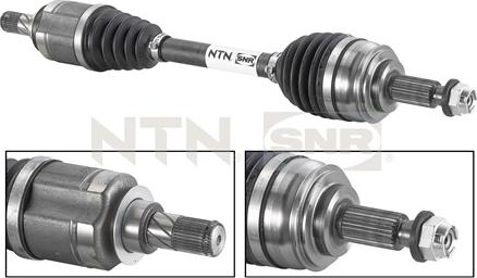 SNR DK55.020 - Hajtótengely parts5.com