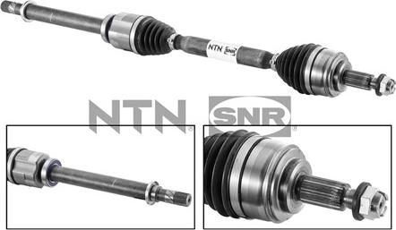 SNR DK55.100 - Hajtótengely parts5.com