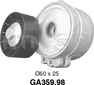 SNR GA359.98 - Deflection / Guide Pulley, v-ribbed belt parts5.com