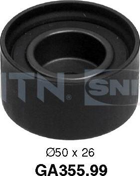 SNR GA355.99 - Poulie renvoi / transmission, courroie trapézoïdale à nervures parts5.com